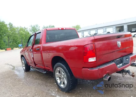 2012 Ram 1500 St из США, поврежденный, VIN 1C6RD6FT2CS182137